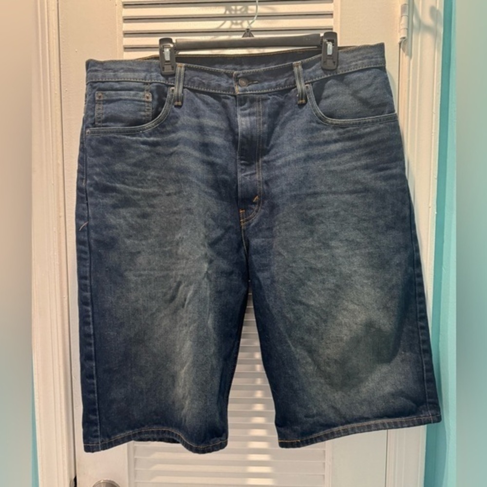 Levi's Dark Blue Jean Shorts for Men